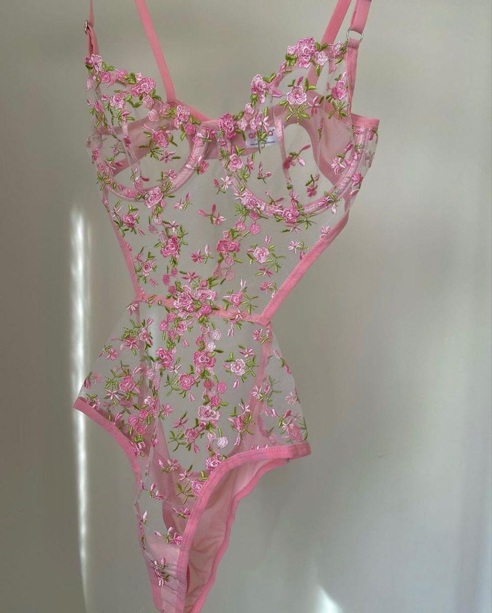 Jardin Rosé Bodysuit ( 1 Pcs)